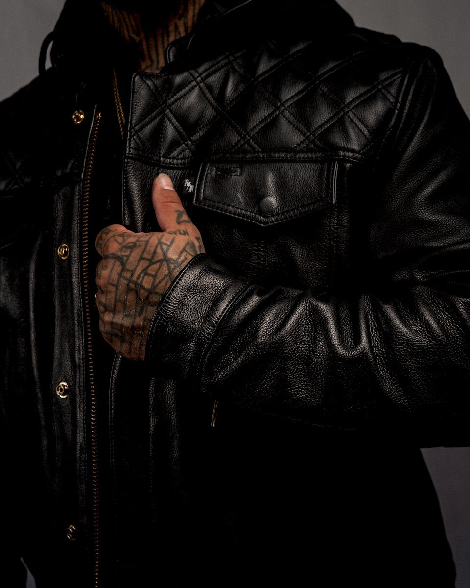 The Back in Black Premium Leather Jacket