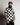Checkered White & Black Pique Polo Shirt - Rebel Reaper Clothing Company
