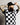 Checkered White & Black Pique Polo Shirt - Rebel Reaper Clothing Company