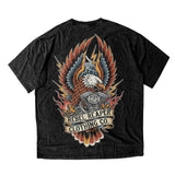 Freedom Eagle T-Shirt - Vintage Washed Black - Limited Edition