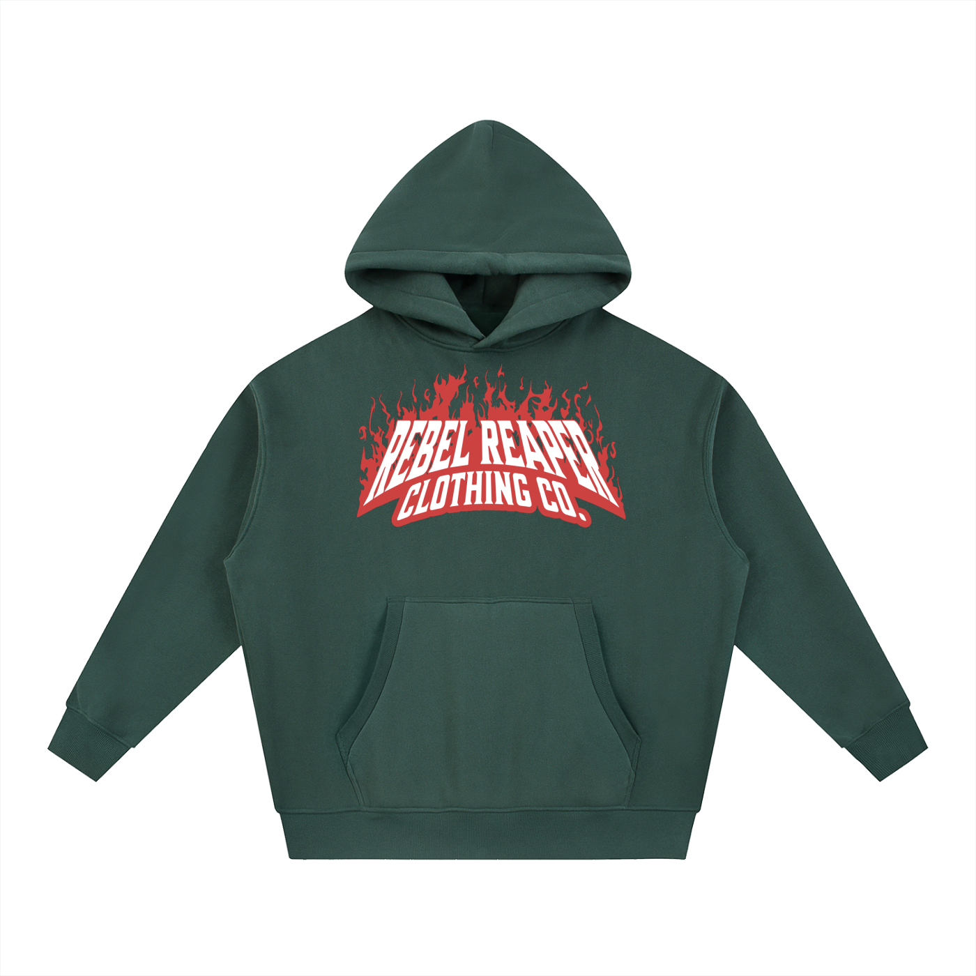In Flames Oversized Fleece Hoodie