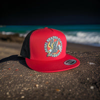 Thumbnail for Attack Eagle - Snapback Hat Red & Black