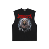 Raw Edge Cotton Tank Top