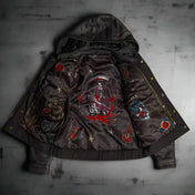 Back In Black Leather Jacket - Rebel Reaper Clothing Company