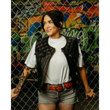 Back In Black Women's Leather Vest