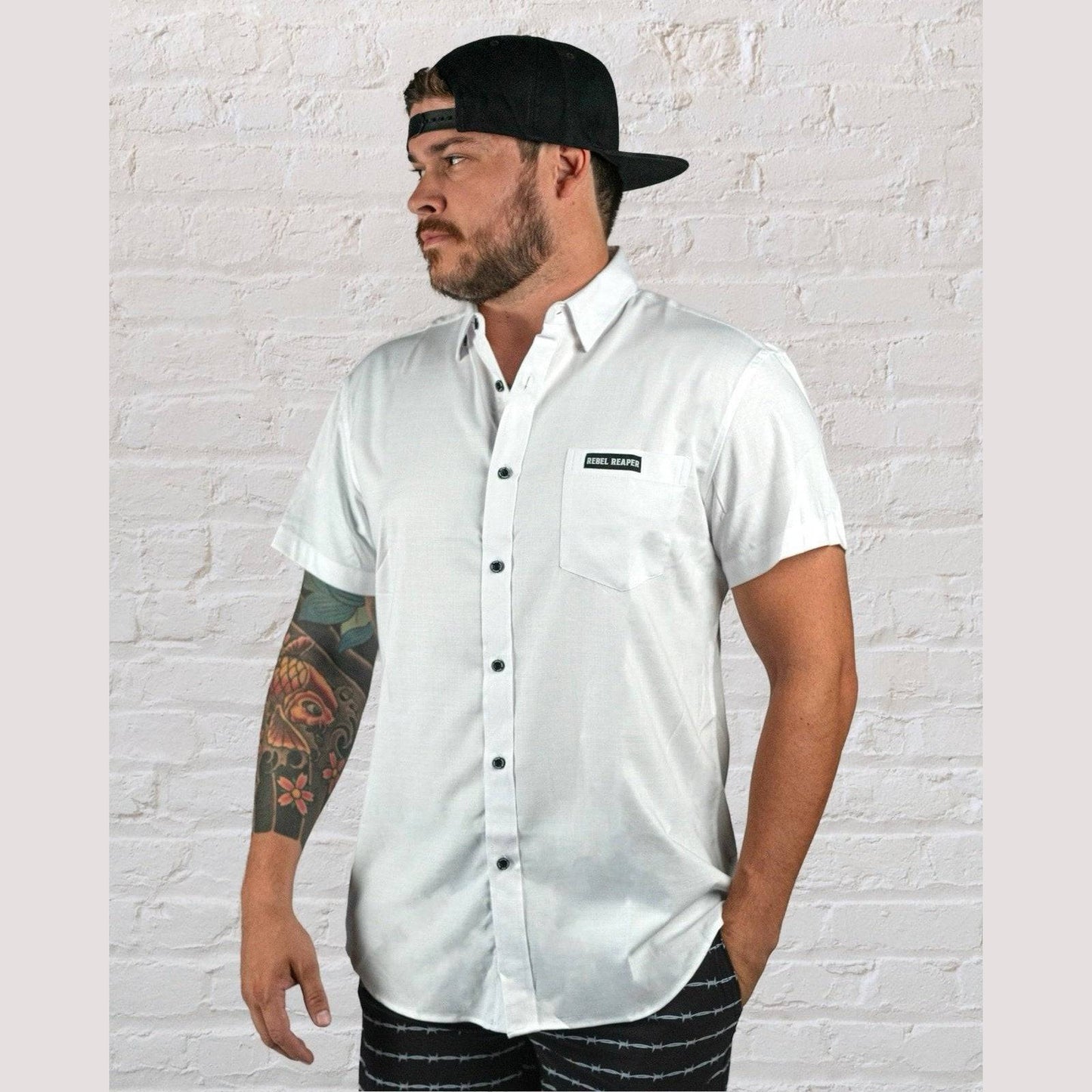 Bamboo Button Up Shirt | White