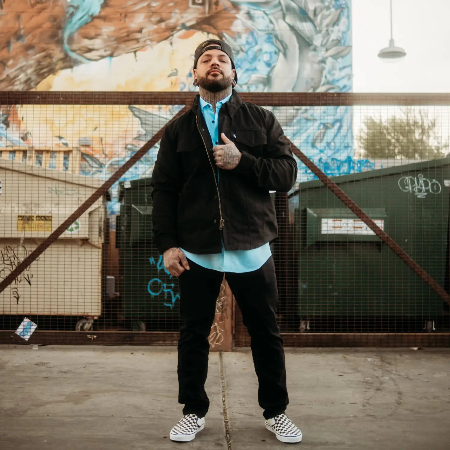 Black Denim Trucker Jacket - Rebel Reaper Clothing Company