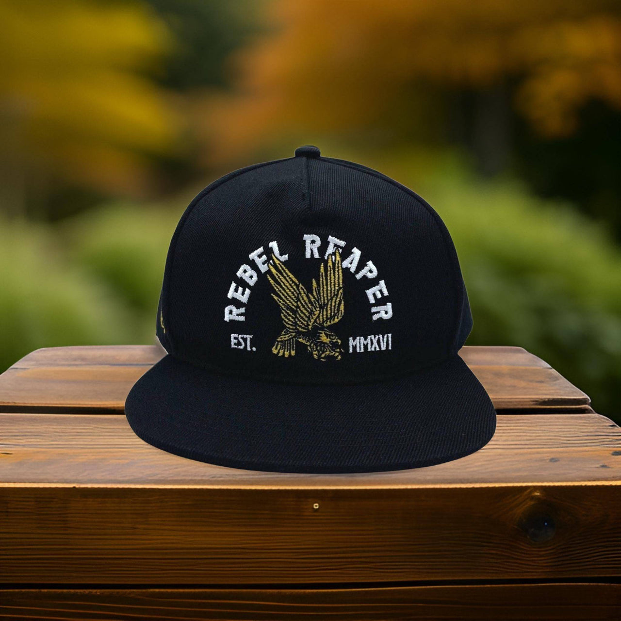 Black Quality Goods Embroidered Snapback