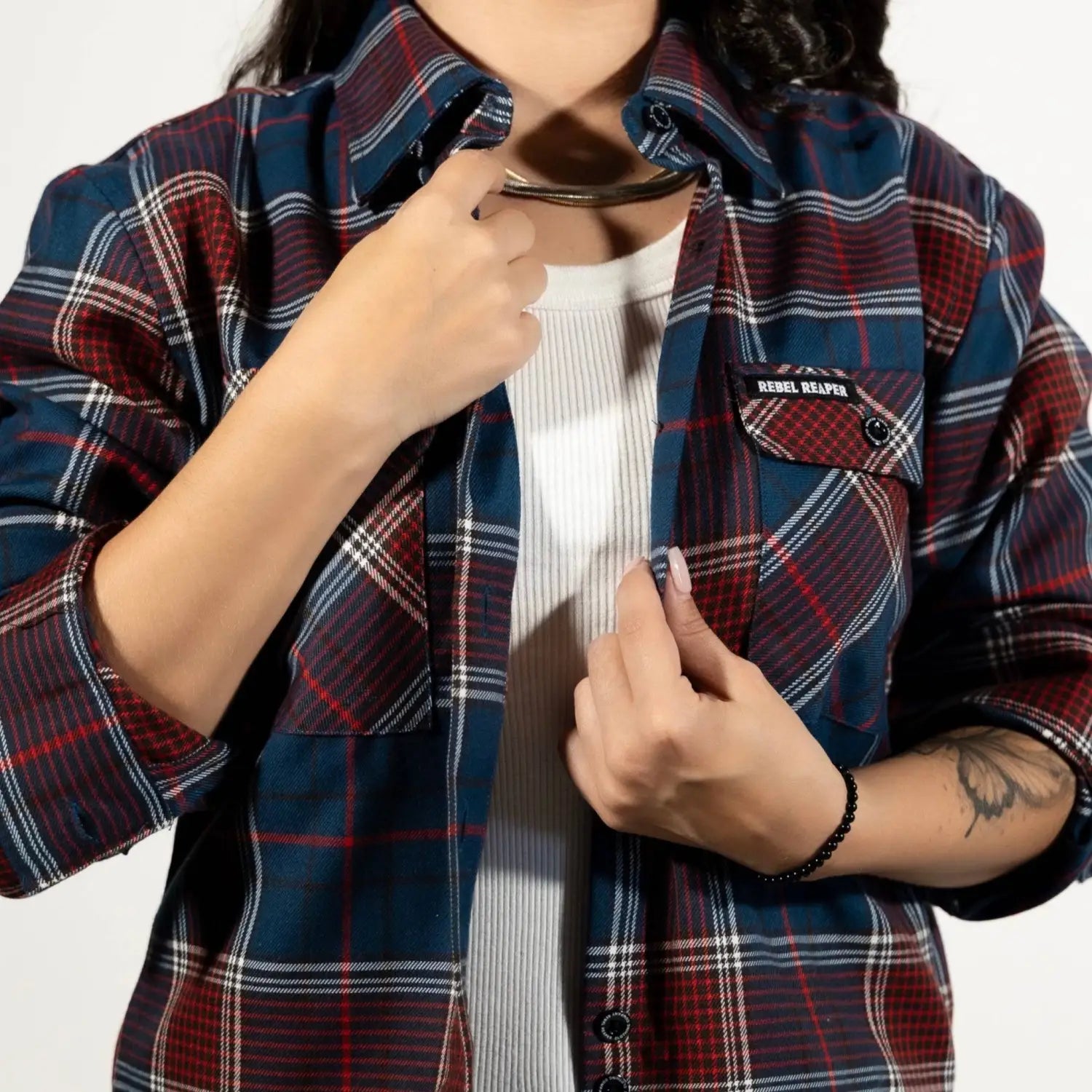 Blitz | Womens Flannel - Rebel Reaper Clothing Company