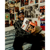 Open magazine in Burton Men’s Flannel showcasing hidden collar buttons and chest pocket slits