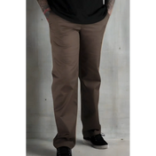 Brown rebel reaper chino pants with flex-tek stretch for casual comfort