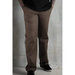 Brown rebel reaper chino pants with flex-tek stretch for casual comfort