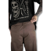 Rebel Reaper brown chino pants with flex-tek stretch for casual comfort