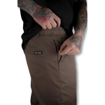 Rebel Reaper Brown Chino Pants with Flex-Tek stretch for casual comfort