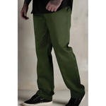 Olive green rebel reaper chino pants with flex-tek stretch waistband and slash hand pockets