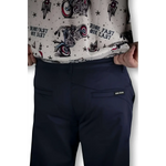 Navy Blue Chino Pants with Hidden Stash Pocket and Flex-Tek Stretch Waistband