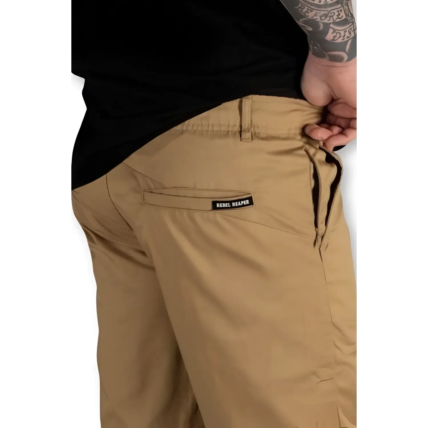 Chino Shorts | Khaki - Rebel Reaper Clothing Company
