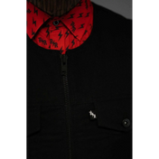 Covert Black Denim Vest | Collarless Standard Length - Rebel Reaper Clothing Company