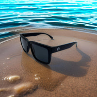 Thumbnail for Dillinger Black Polarized Lens Sunglasses
