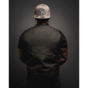 Dog Town Collared Charcoal Denim Vest - Rebel Reaper Clothing Company