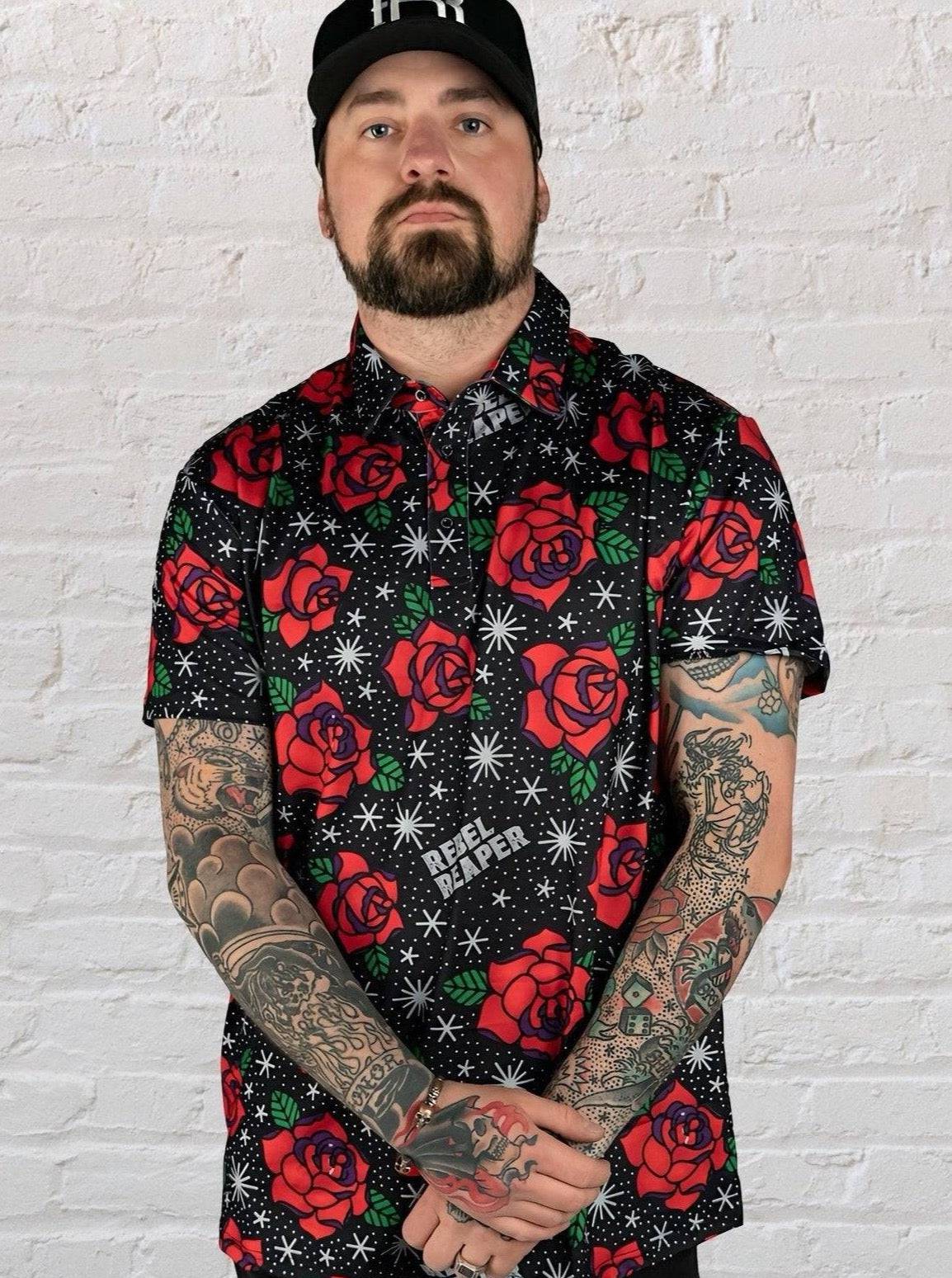 Flash of Roses | Polo Shirt