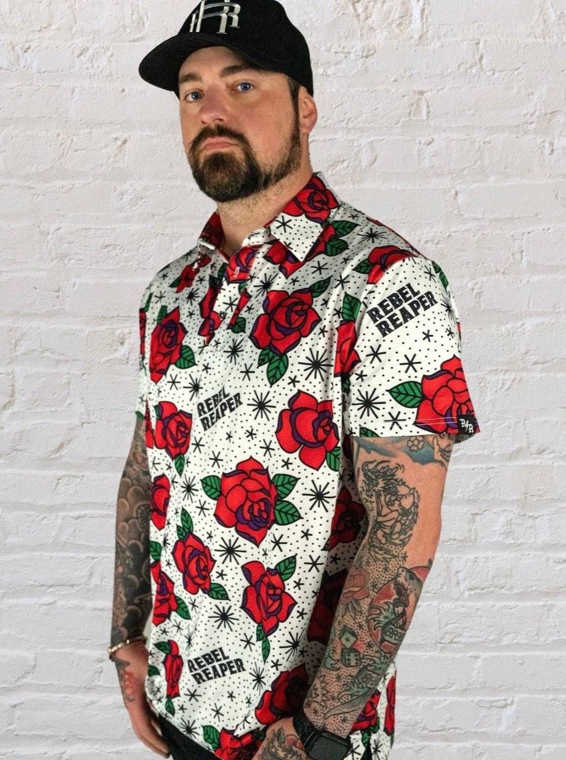 Flash of Roses | Polo Shirt