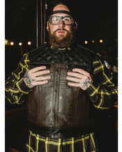 Harvester of Sorrow | Collarless | Leather | Short Torso - Rebel Reaper Clothing Company