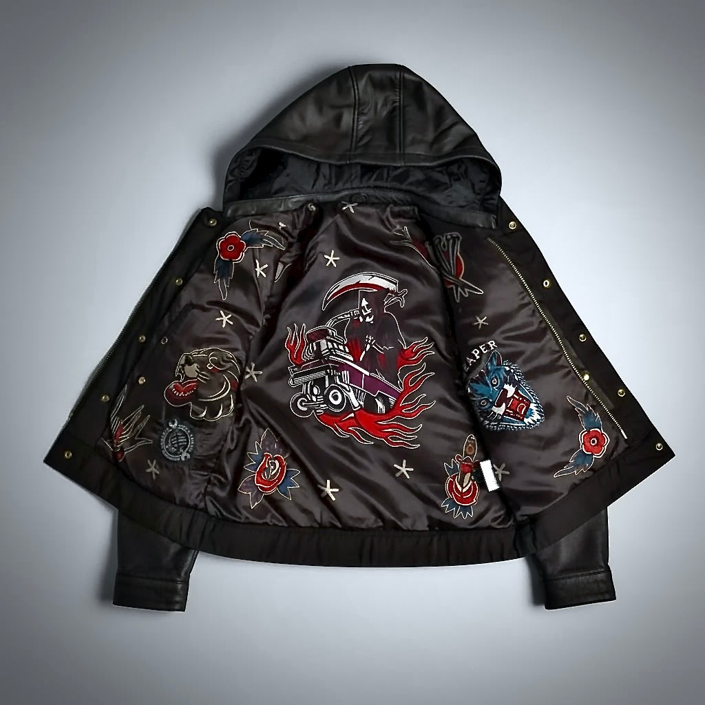 The Harvester of Sorrow - Premium Leather Jacket