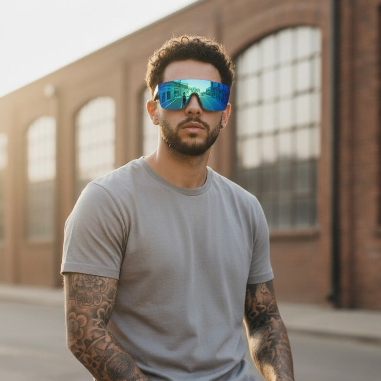 Performance Full Frame Hogan Sunglasses - Blue