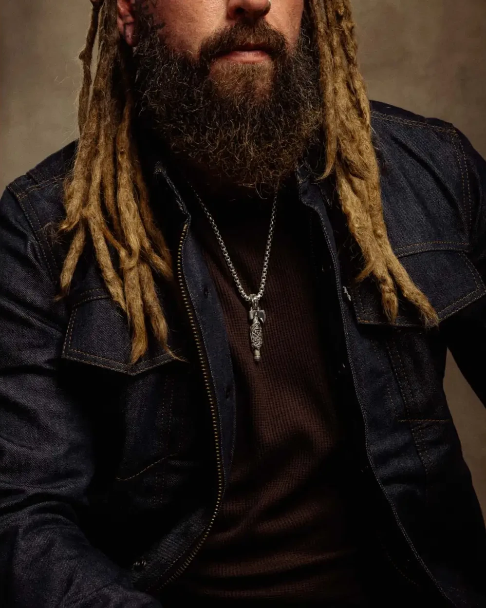 Indigo Blue Denim Trucker Jacket - Jacket