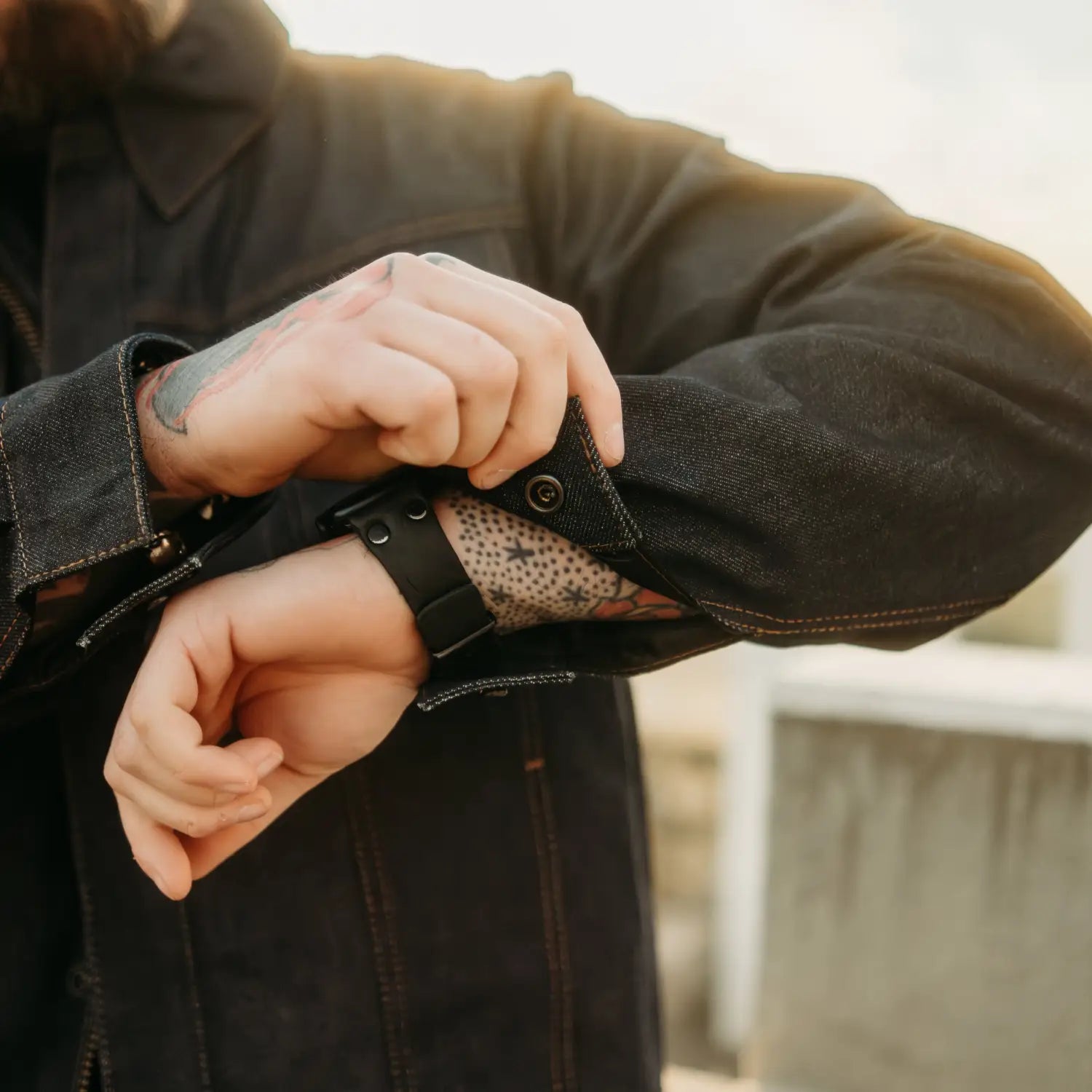 Indigo Blue Denim Trucker Jacket - Rebel Reaper Clothing Company