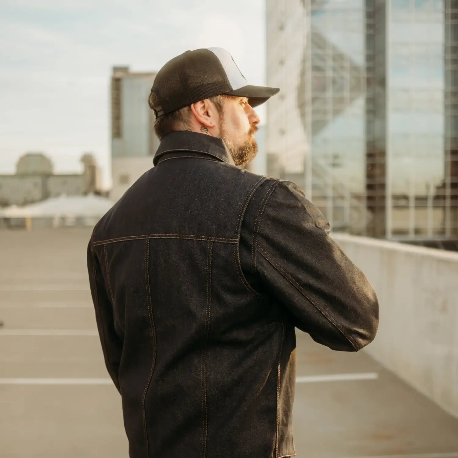 Indigo Blue Denim Trucker Jacket - Rebel Reaper Clothing Company