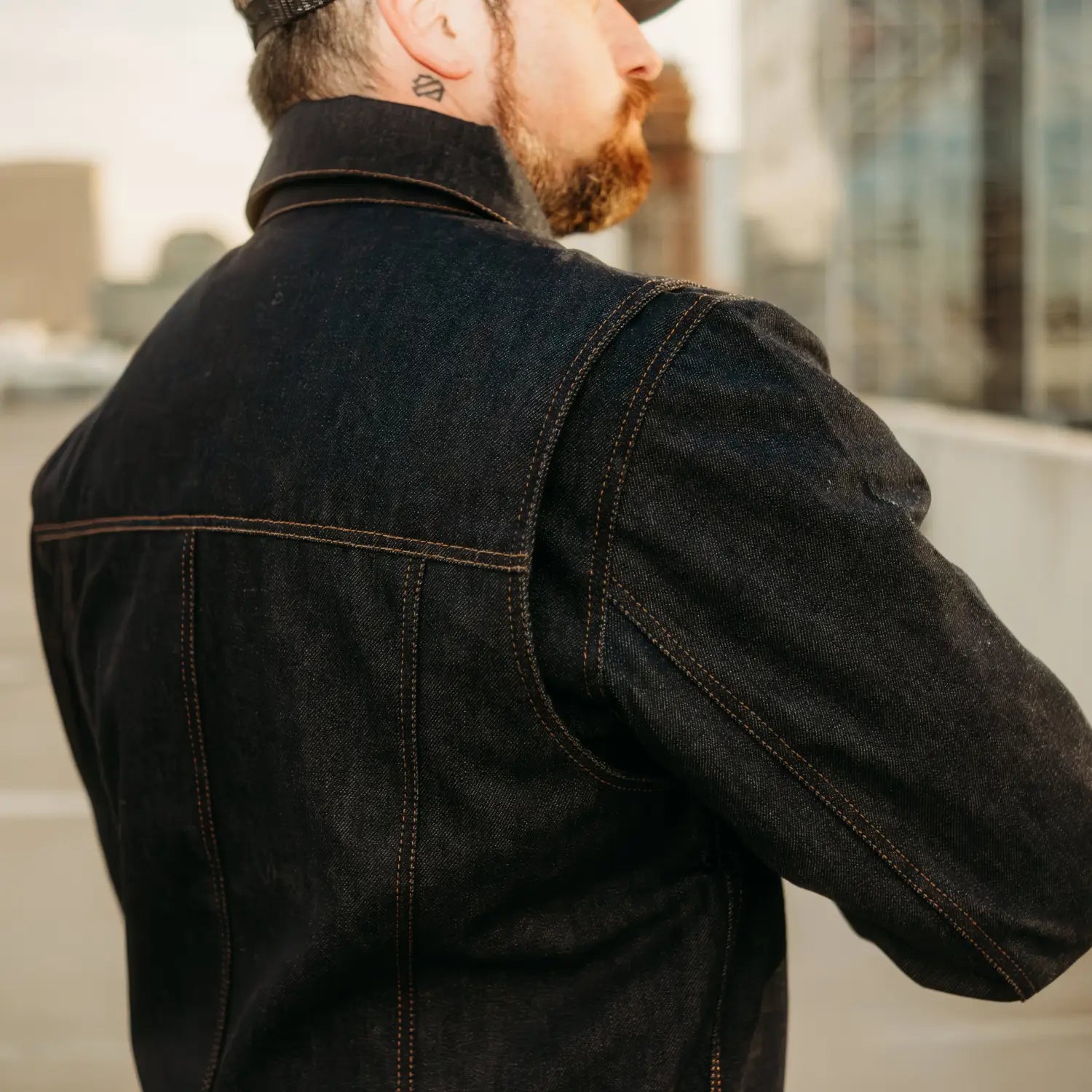 Indigo Blue Denim Trucker Jacket - Rebel Reaper Clothing Company