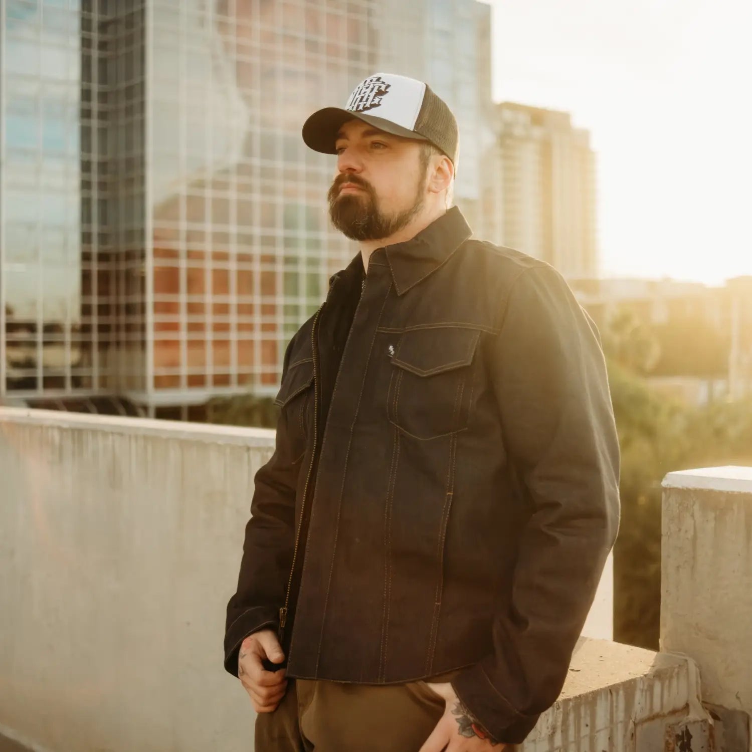 Indigo Blue Denim Trucker Jacket - Rebel Reaper Clothing Company