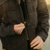 Indigo Blue Denim Trucker Jacket - Rebel Reaper Clothing Company
