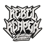 Logo Black & White Embroidered Patch