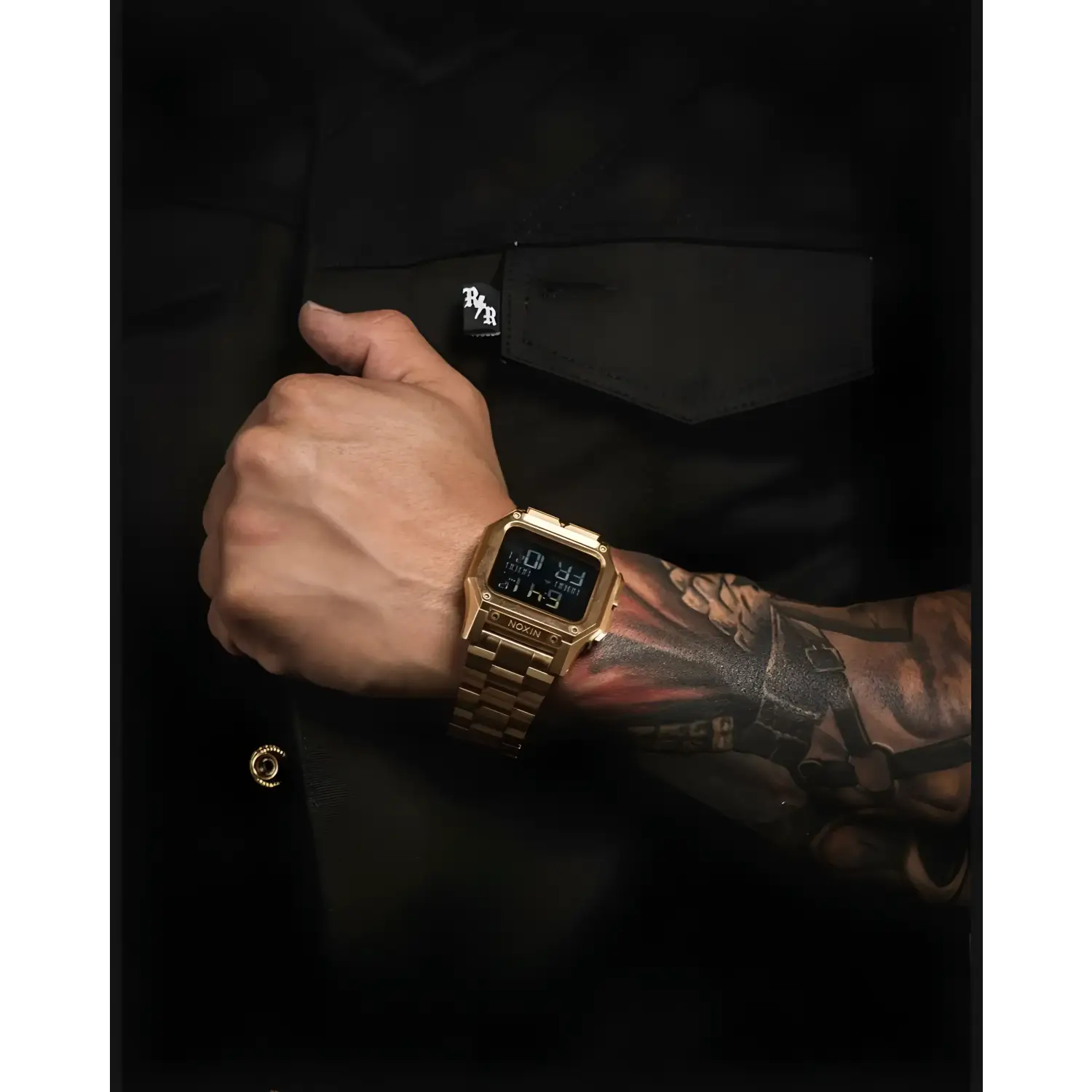 Menace Black Canvas Double Diamond Vest - Rebel Reaper Clothing Company