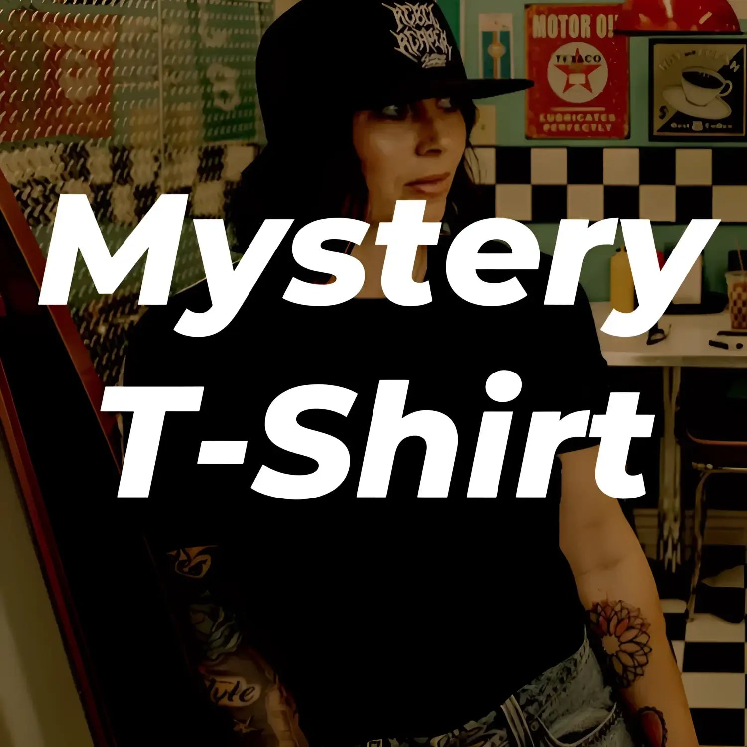 Black mystery T-shirt featuring Rebel Reaper design, perfect for Rebel Reaper Tee fans