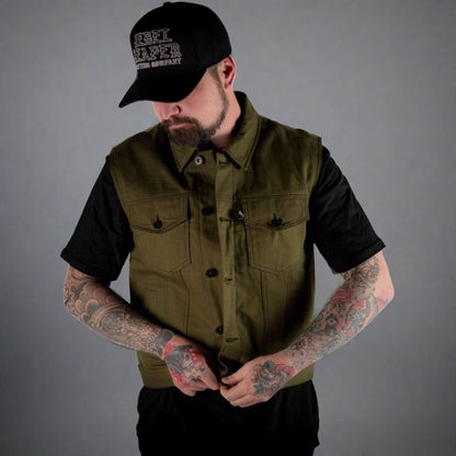 OD Vest | Collared | Canvas | Standard Length