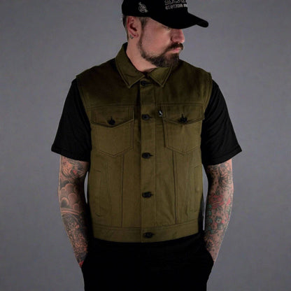 OD Vest | Collared | Canvas | Standard Length