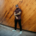 Iconic Orange Bolts Button Up Shirt - Rebel Reaper Clothing Company