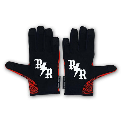 Paisley | White or Red | Moto Gloves *DISCONTINUED*