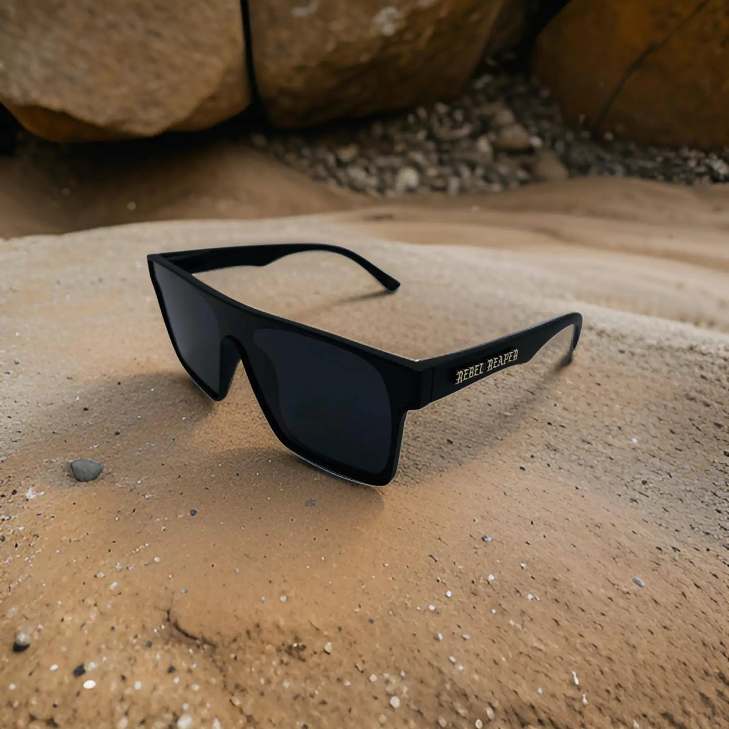 Black sunglasses from Party Shade Polarized Aviator Sunglass Collection with durable Tr90 frame and UV400 protection