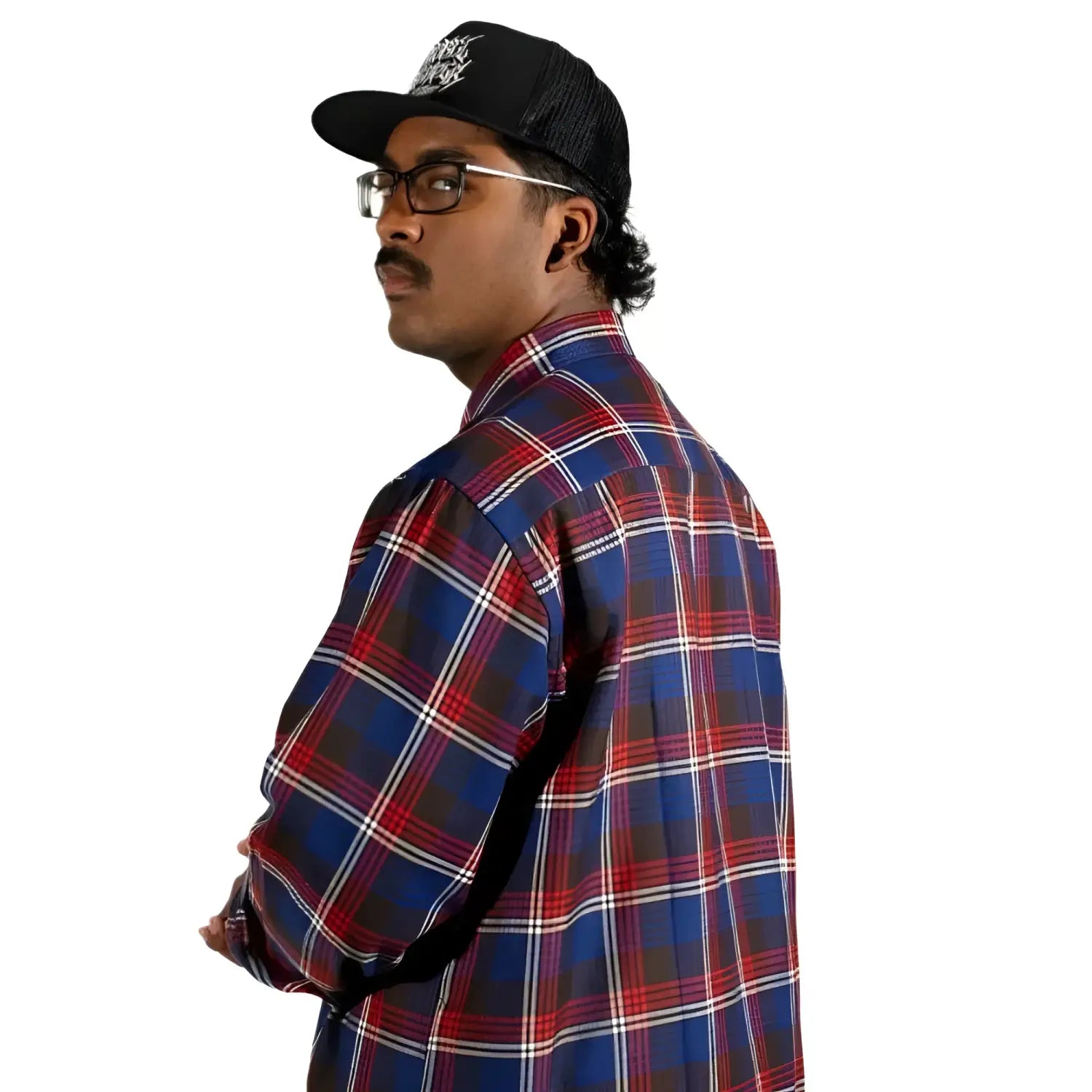 Limited edition Perserverance Mens Flannel shirt in supreme fabric with a unique plaid design
