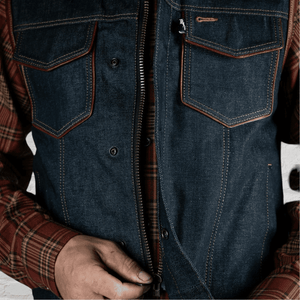 The Torque Vest | Blue Selvedge Denim