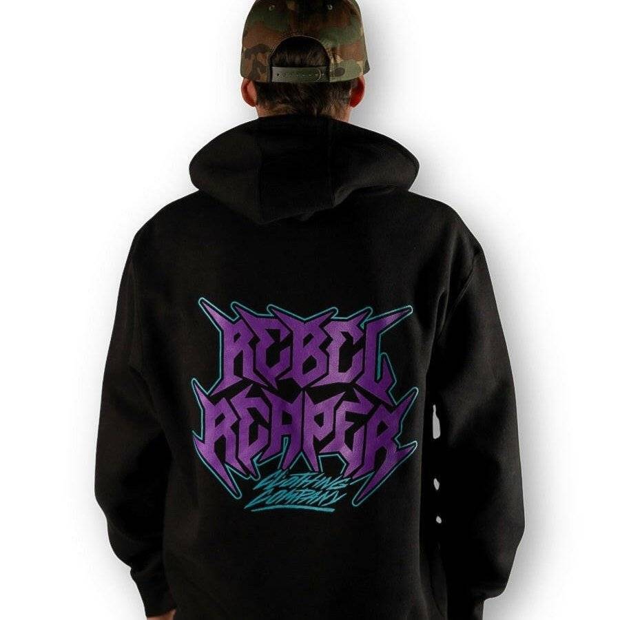 Purple Retro Logo Hoodie