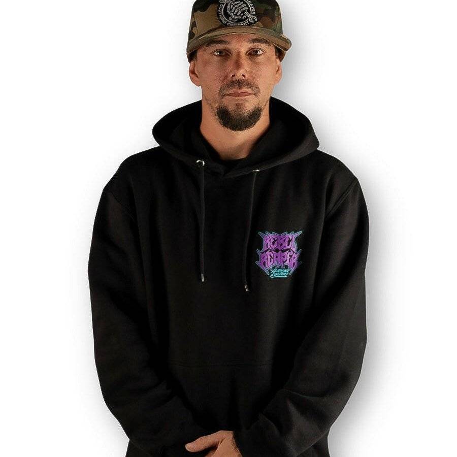 Purple Retro Logo Hoodie