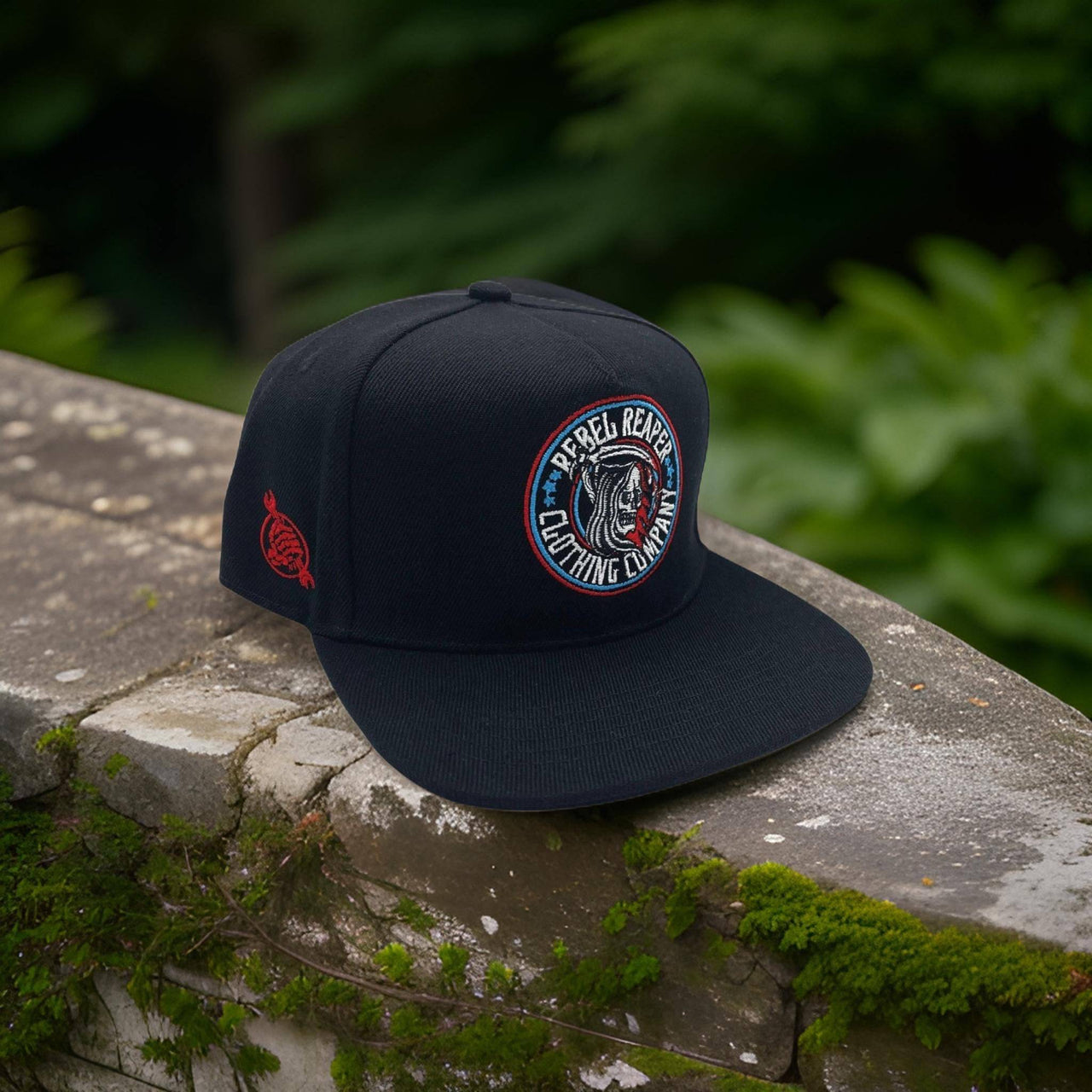 Reaper Face Embroidered Snapback
