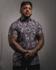 Grey Tattoo Flash - Button Up *FINAL SALE* - Rebel Reaper Clothing Company
