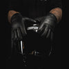 Roper Solid Black - Leather Gloves - Rebel Reaper Clothing Company